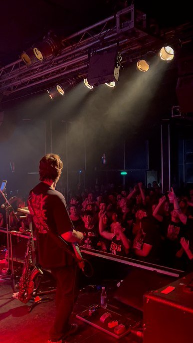 Vista desde el escenario hacia el público